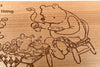 Winnie the Pooh Wood Tea Box-Classic Pooh Quote with Pooh and Piglet-Hardwood Vintage Engraving-Personalize It with Quotes from Pooh Bear