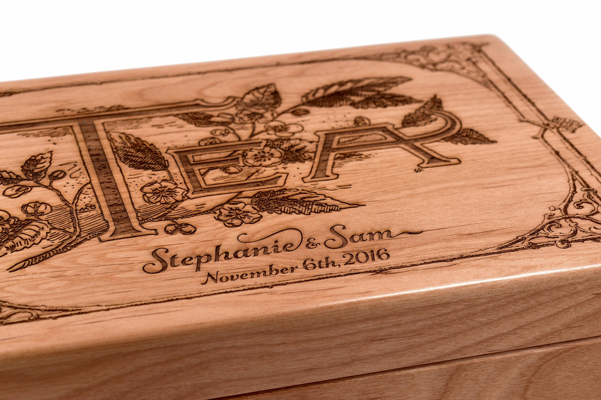 Wood Tea Box - Our Classic Vintage Design-Heirloom Quality-Store and S ...