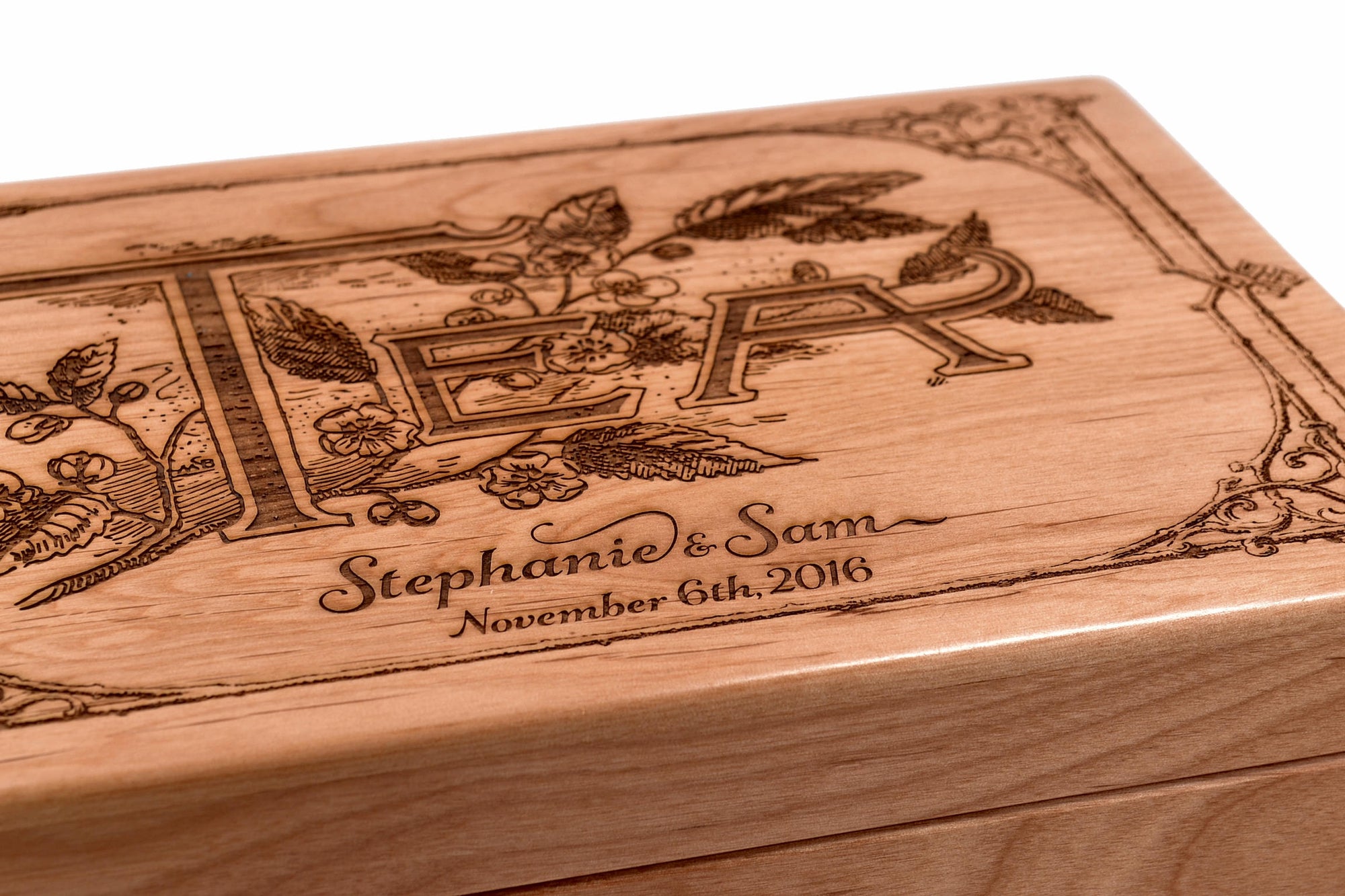 Wood Tea Box - Our Classic Vintage Design-Heirloom Quality-Store and Serve Your Favorite Teas in Style! - Great Kitchen or Housewarming Gift