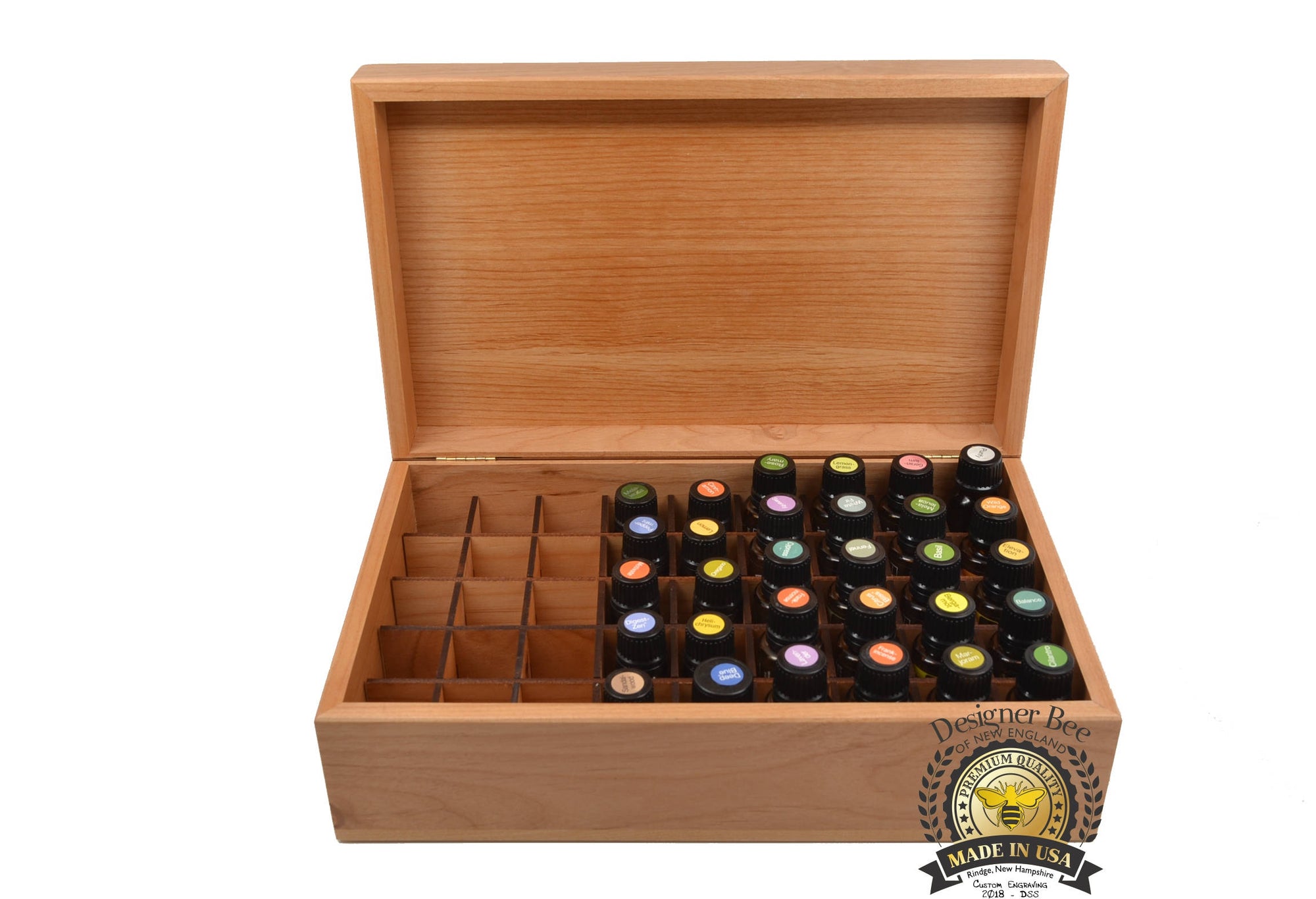 Essential Oil Storage Box - Jesus Anointed by Mary - Can Be Engraved and Personalized with Bible Verse of Choice - 100% Made in the USA!